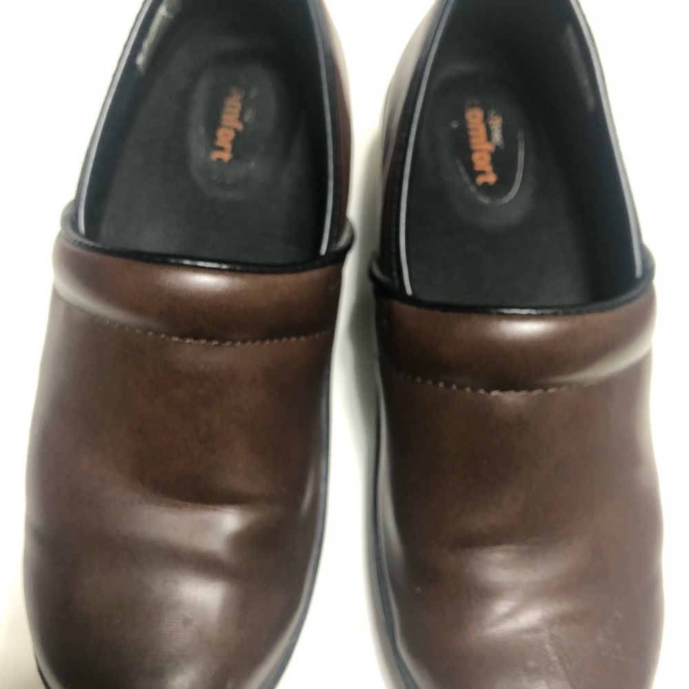 SafeTstep comfort style brown clogs